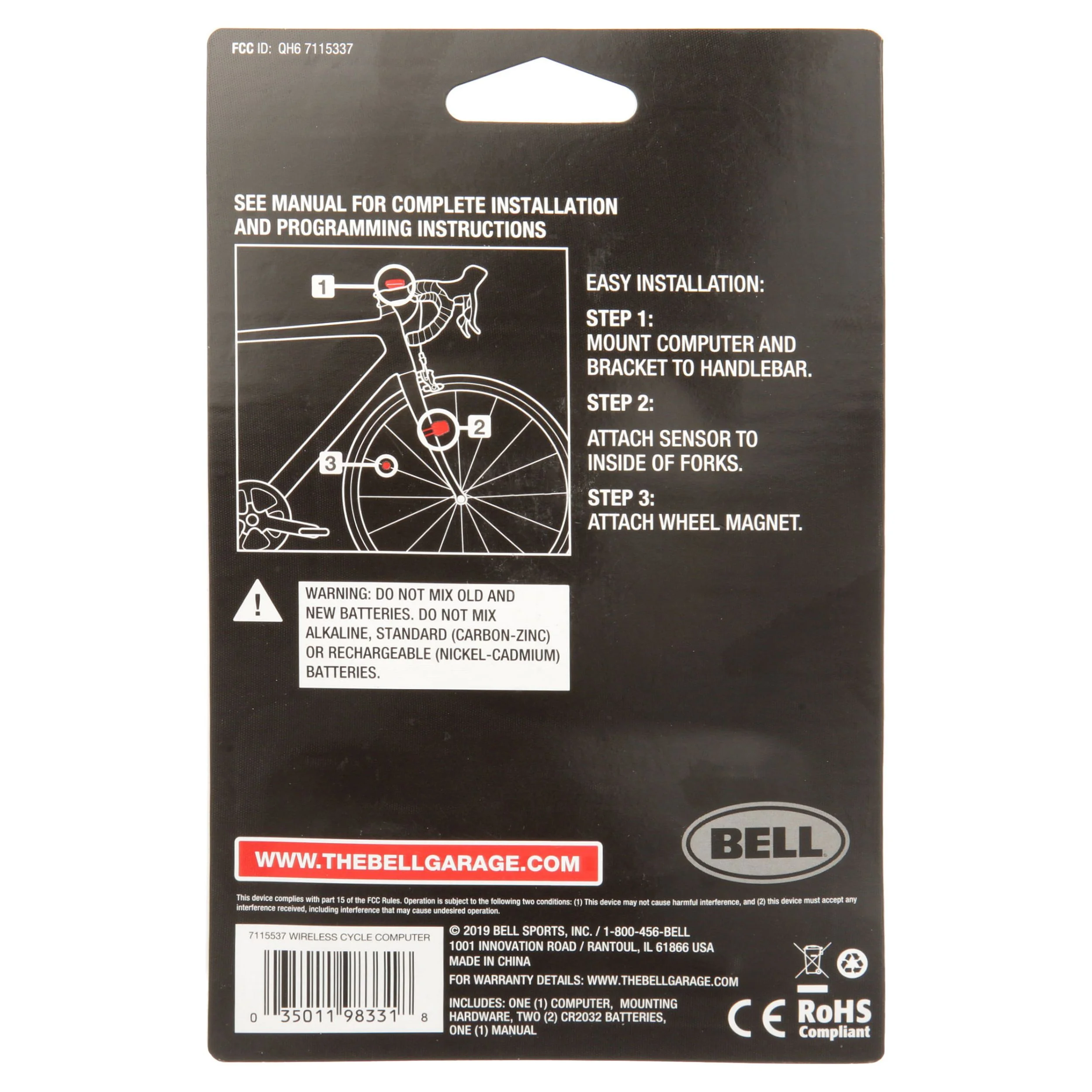 Bell Dashboard 300 Wireless Cycle Computer