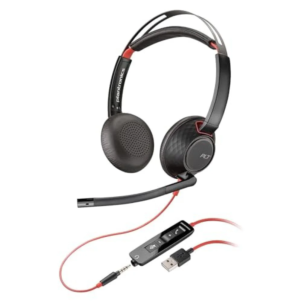 Poly Blackwire 5220 Stereo USB-A Headset - TAA-US  8M3W9A6#ABA