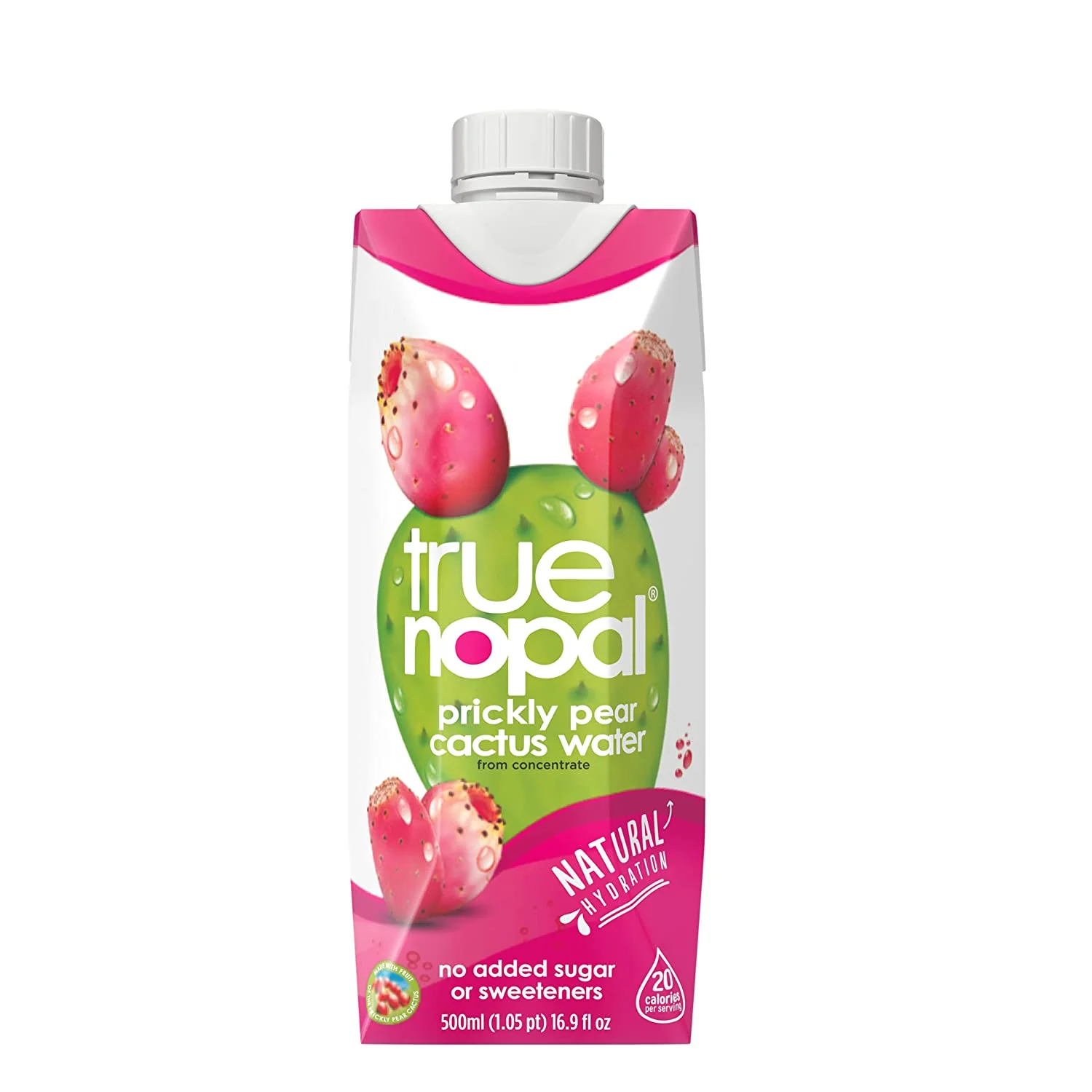 TRUE NOPAL: Cactus Water No Added Sugar, 16.9 oz | Pack of 12