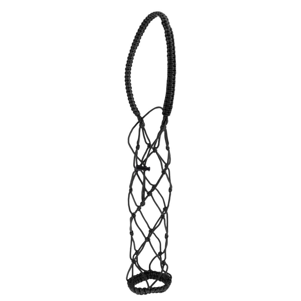 Black Polyester Water Drinking Bottle Net Carrier Dropping