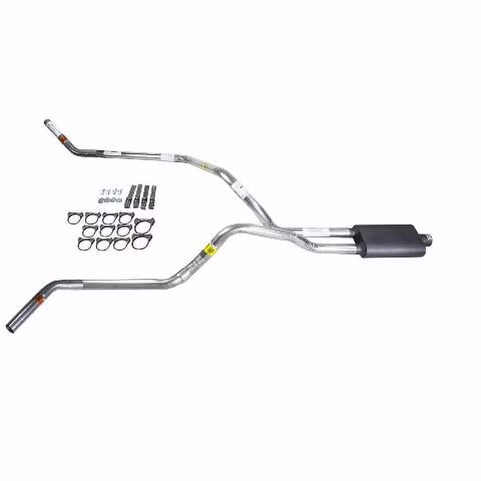 Ram 04-06 dual exhaust 2.5 pipe Flowsound Muffler  Corner exit