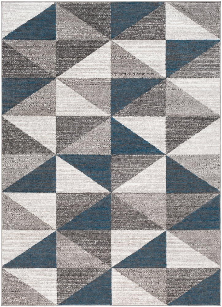 Artistic Weavers Monte Carlo Geometric Area Rug, Blue ,9' x 12'