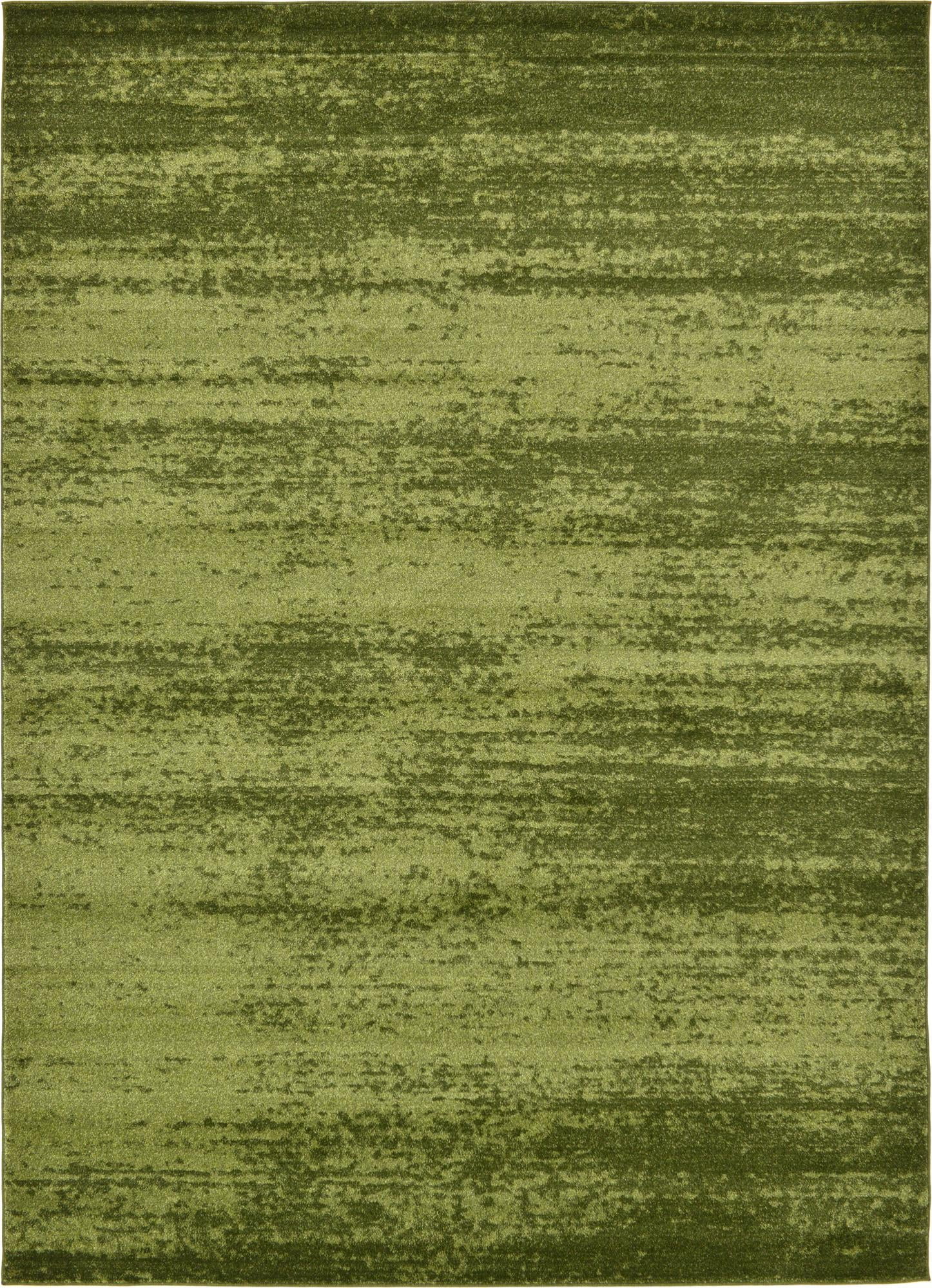 Unique Loom Lucille Del Mar Rug Green/Hunter Green 9' x 12' Rectangle Solid Contemporary Perfect For Living Room Bed Room Dining Room Office
