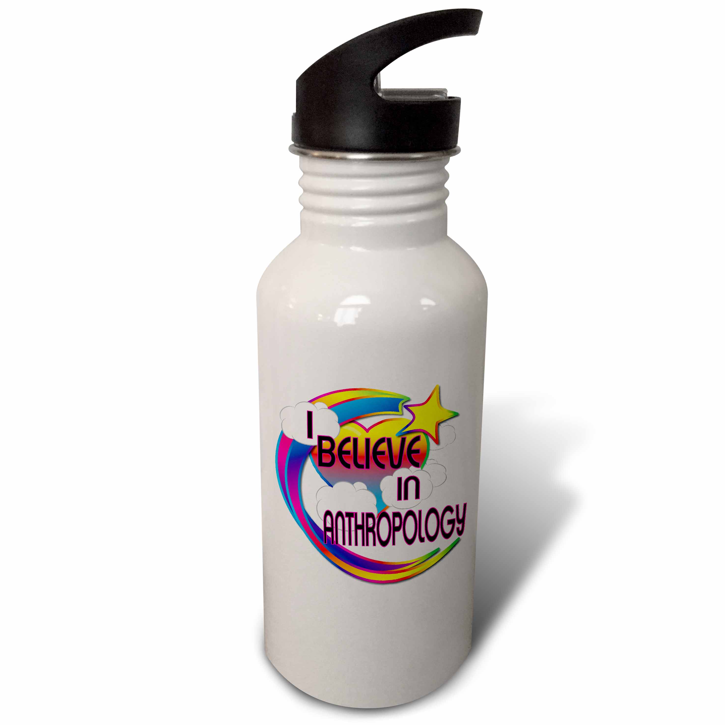 I Believe In Anthropology Cute Believer Design 21 oz Sports Water Bottle wb-166226-1