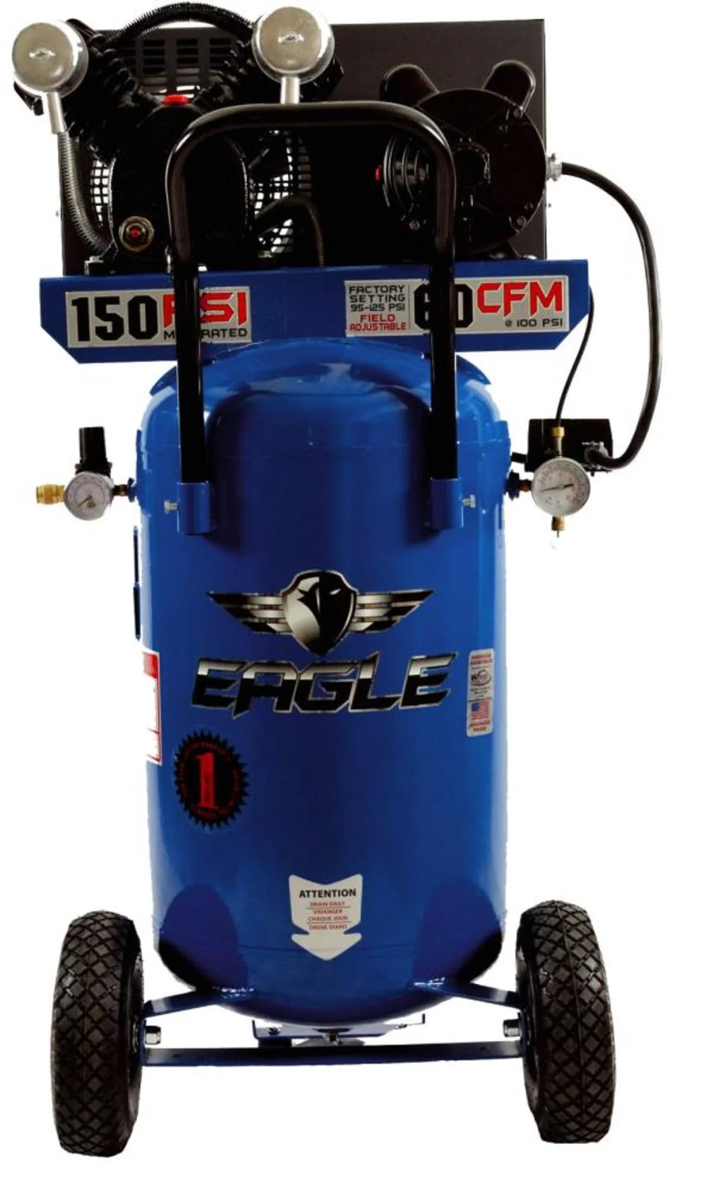 Eagle Compressor 24 Gallon Portable Electric Air Compressor