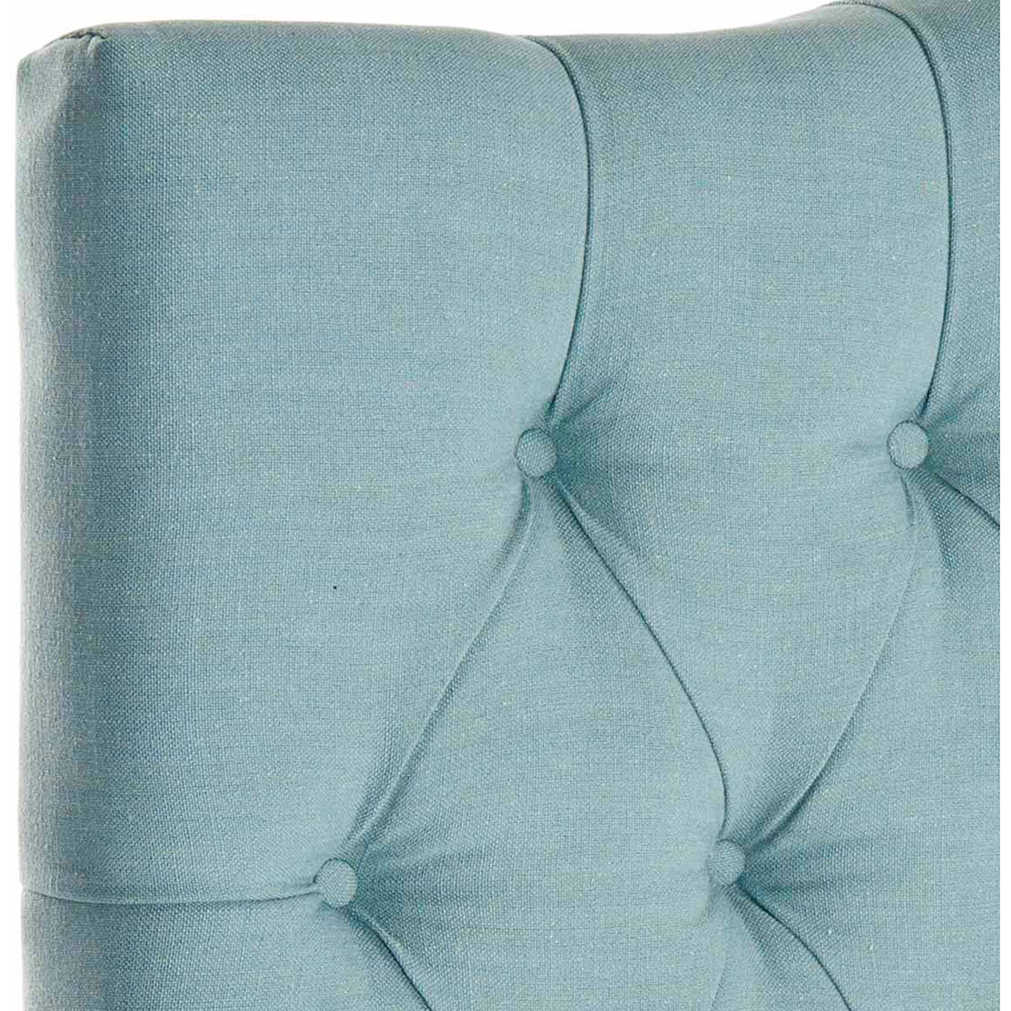 SAFAVIEH Axel Modern Glam Tufted Headboard, Full, Sky Blue