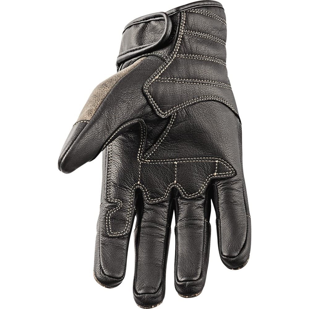 Speed & Strength Rust & Redemption Mens Leather Motorcycle Gloves Brown MD
