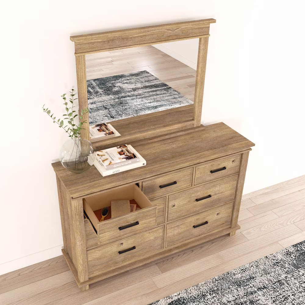 A-America Glacier Point Dresser, Golden Java Finish