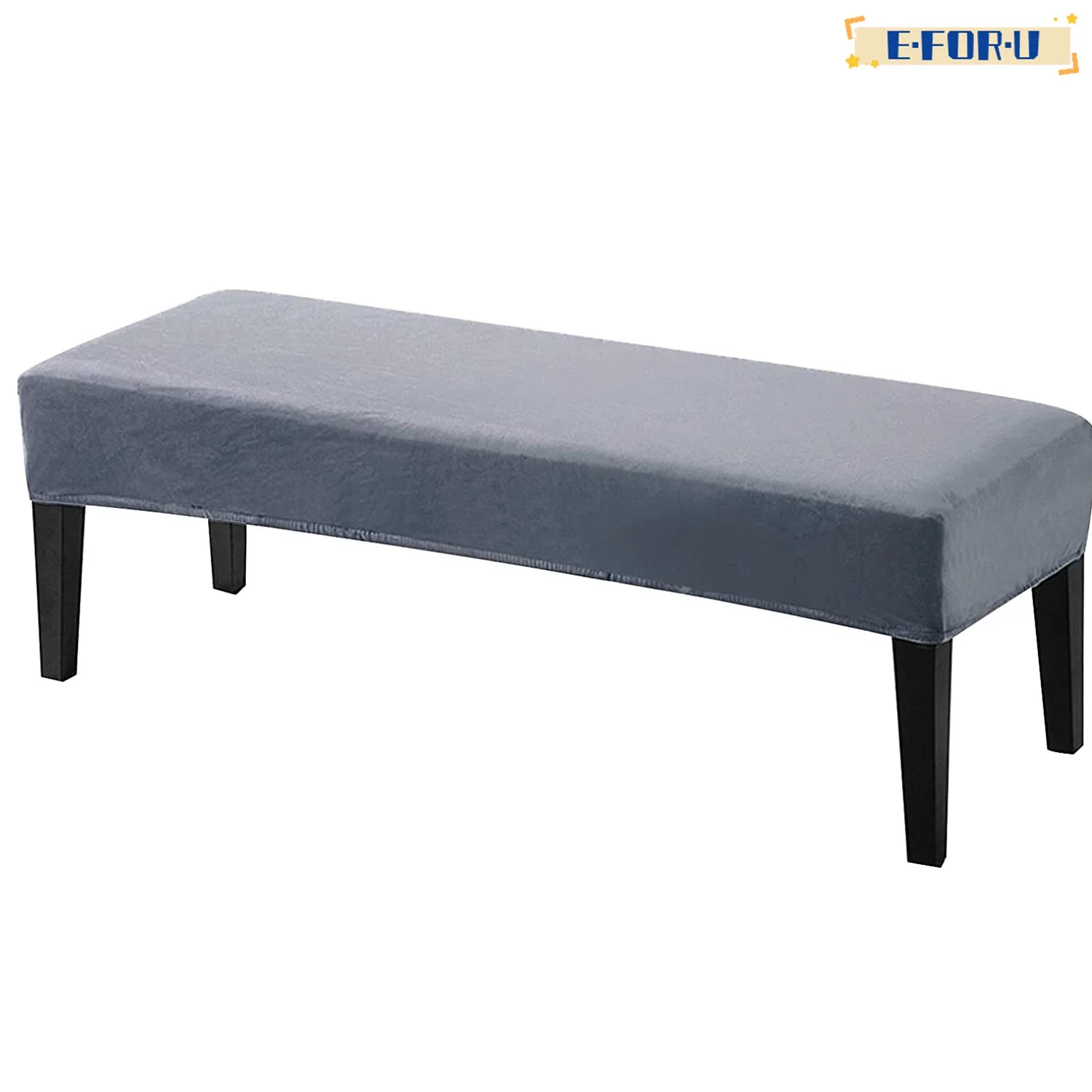 Dining Room Bench Slipcovers Stretch Velvet Bench Protector Kitchen Bench Covers Super Fit Removable Washable Spandex Bench Covers for Dining Room