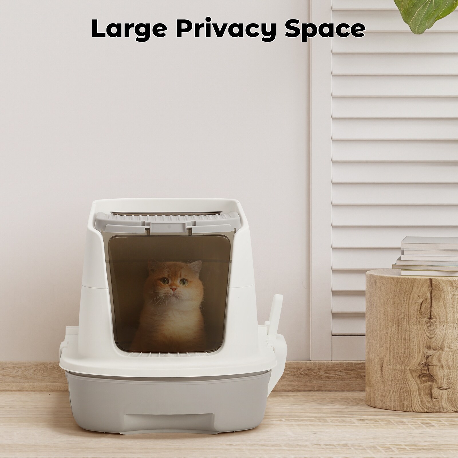 Cat Litter Box with Scoop A