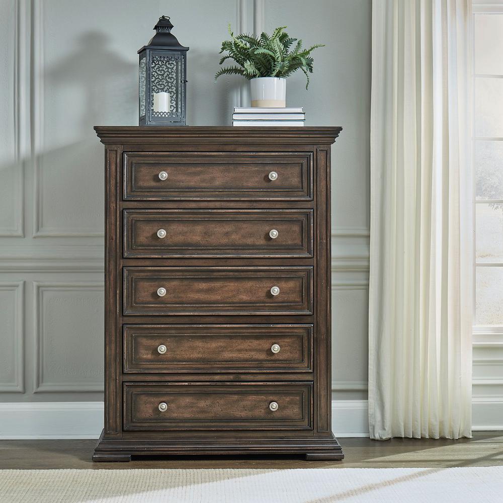 Big Valley Light Brown 5 Drawer Chest