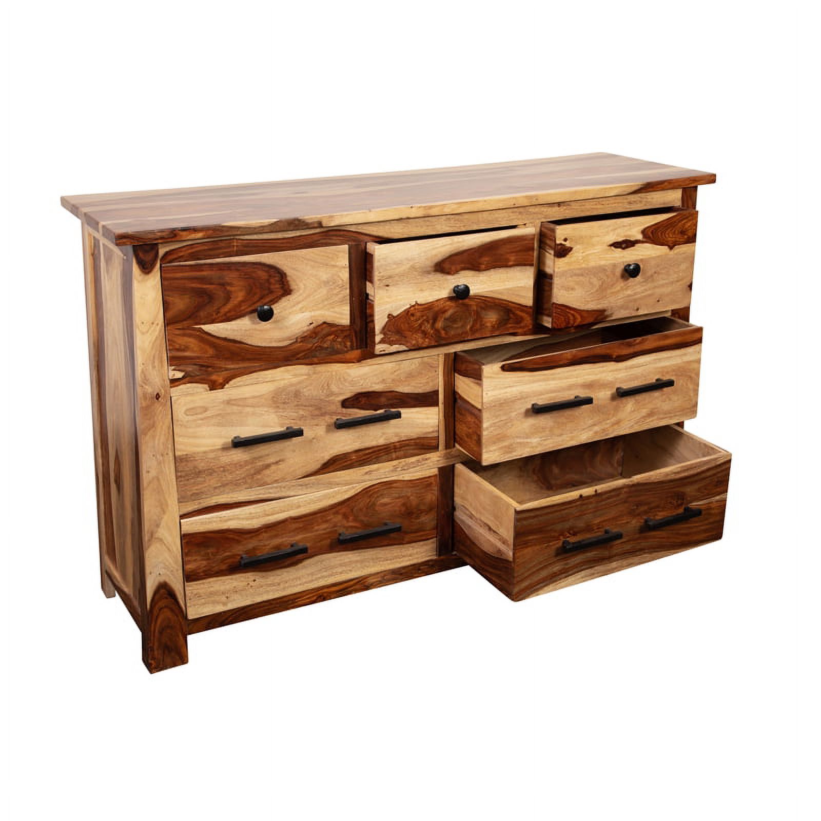 Missoula Solid Sheesham Wood 7 Drawer Dresser