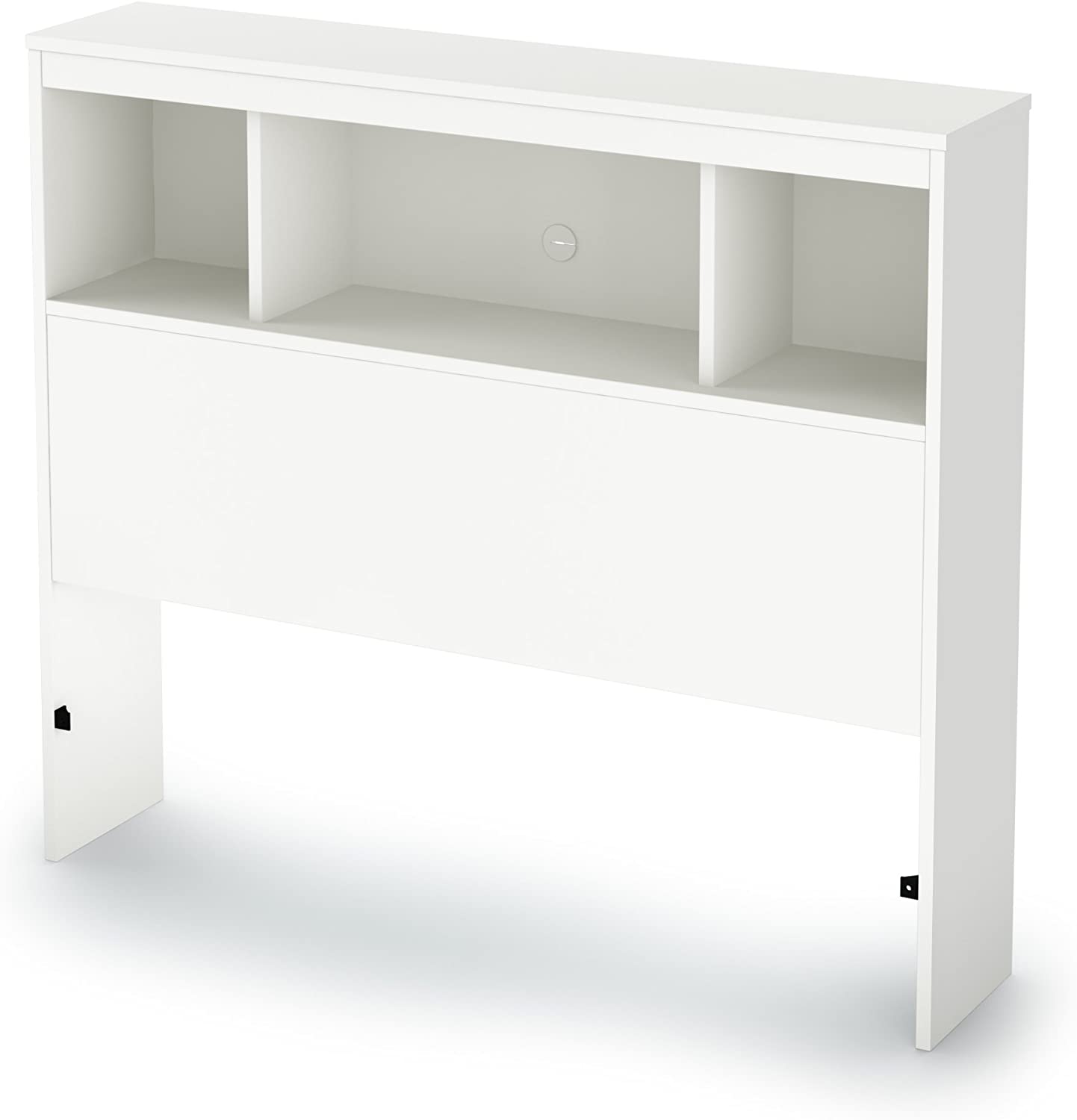 Bookcase Headboard, Pure Black, Full