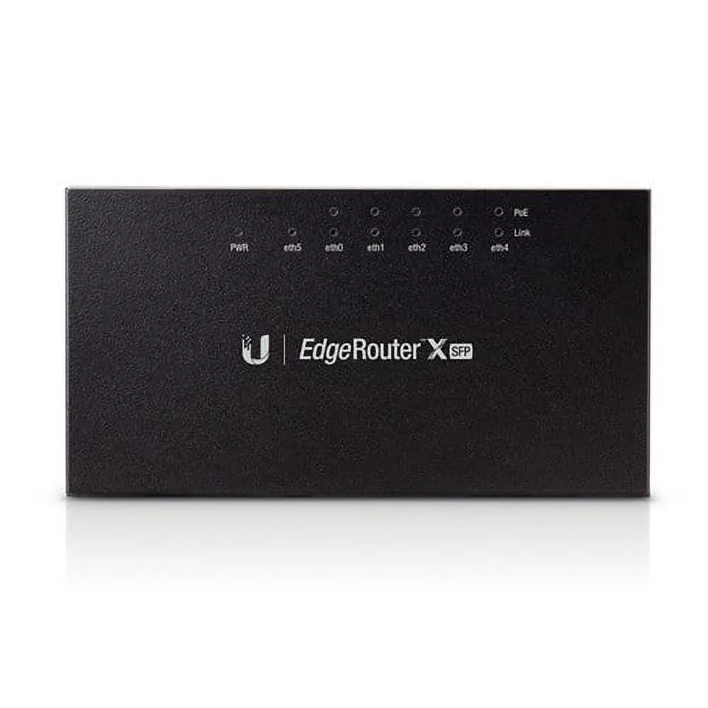 EdgeRouter X SFP Advanced 5 Gigabit Ethernet Router (ER-X-SFP)