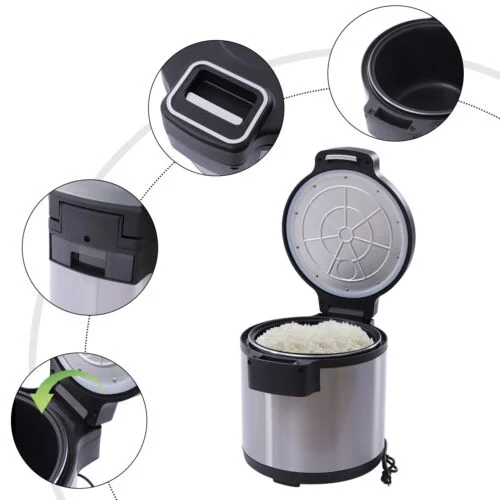 Commercial Electric Rice Warmer Commercial Kitchen Cooking Equip 19L Rice Heater