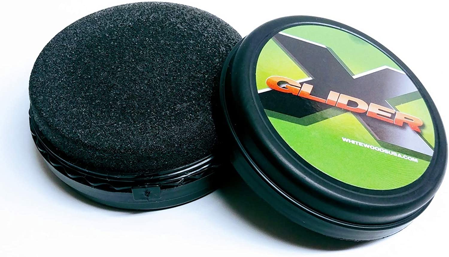 Whitewoods X-Glider Ski/Board Glide Wax With Sponge Applicator - Cross Country/Downhill Skis, Snowboards