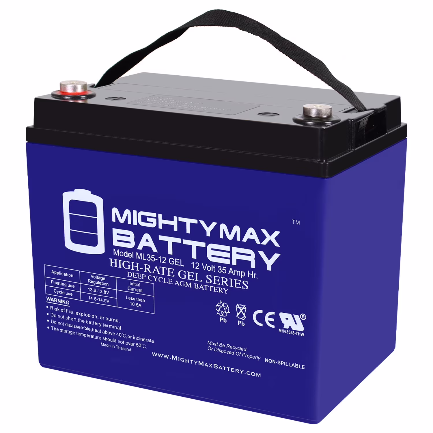 12V 35AH GEL Replacement Battery for Tripp Lite TLRBC34