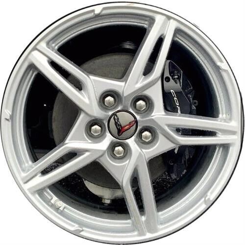 19in Wheel for Chevy CORVETTE 2020-2022 SILVER Reconditioned Alloy Rim