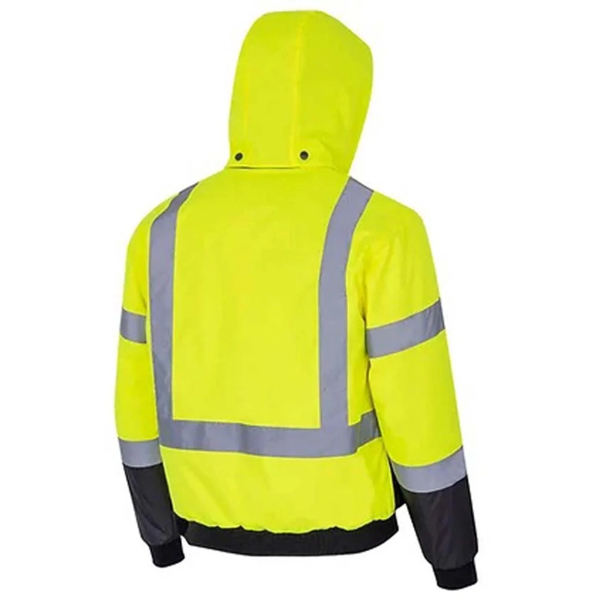 Pioneer Hi-Vis Waterproof Heated Safety Nano Bomber Jacket (Jacket Only) 4XL