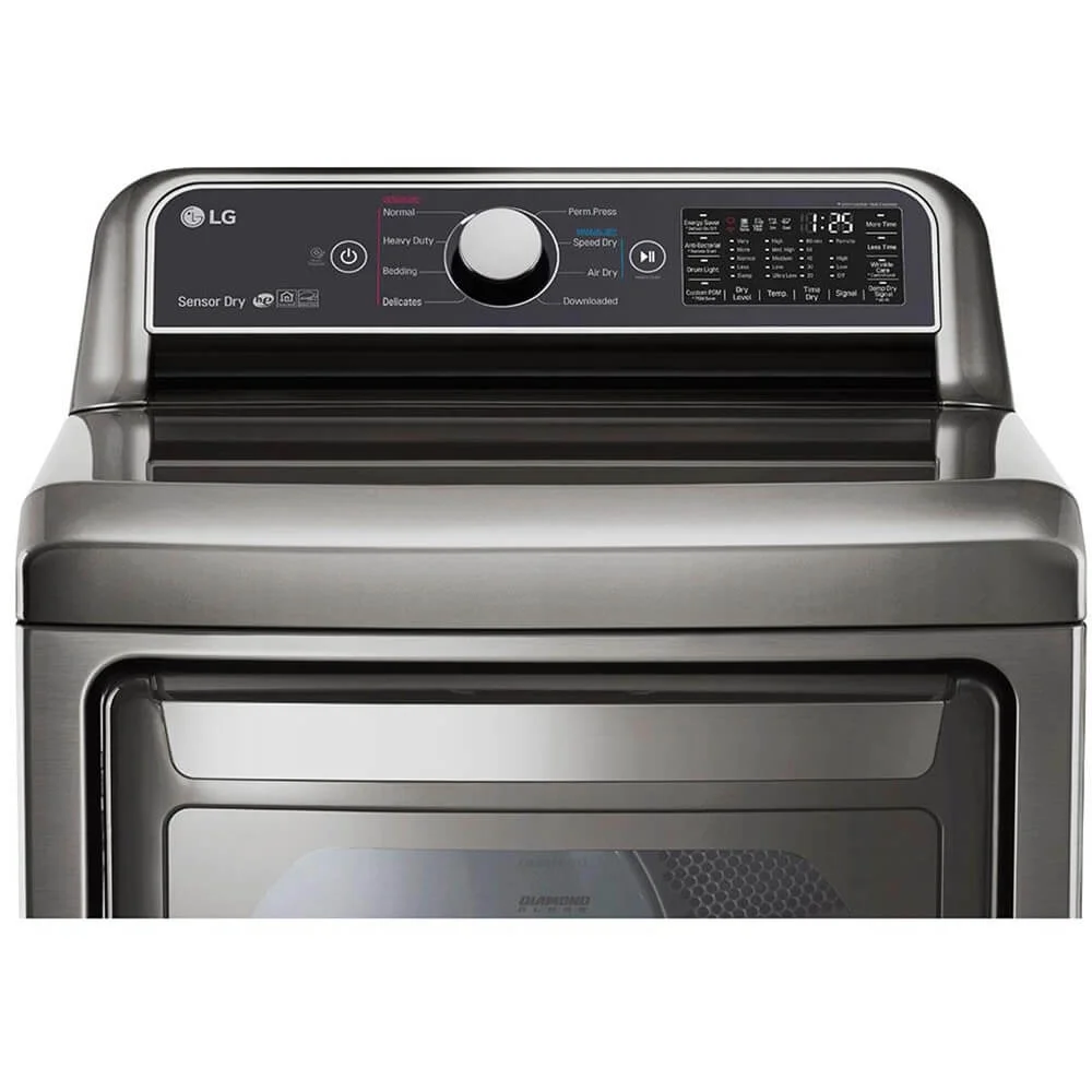 LG DLE7300VE 7.3 Cu. Ft. Graphite Smart Electric Dryer