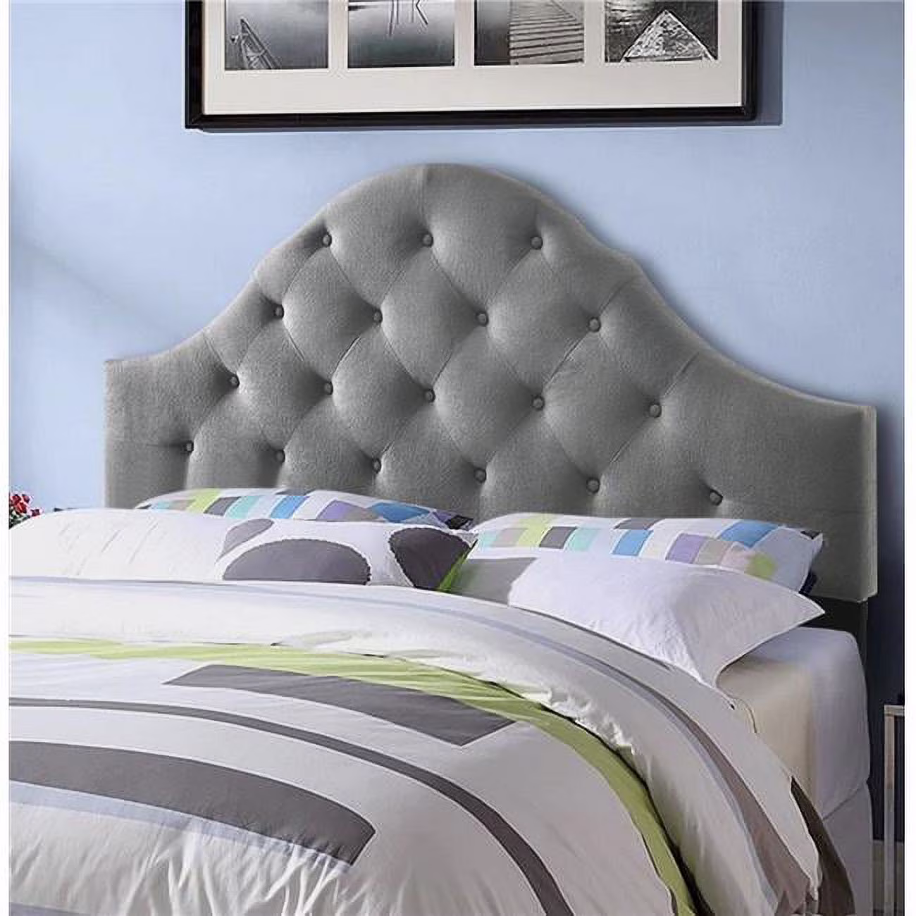 Winter Park Queen Size Headboard - Grey
