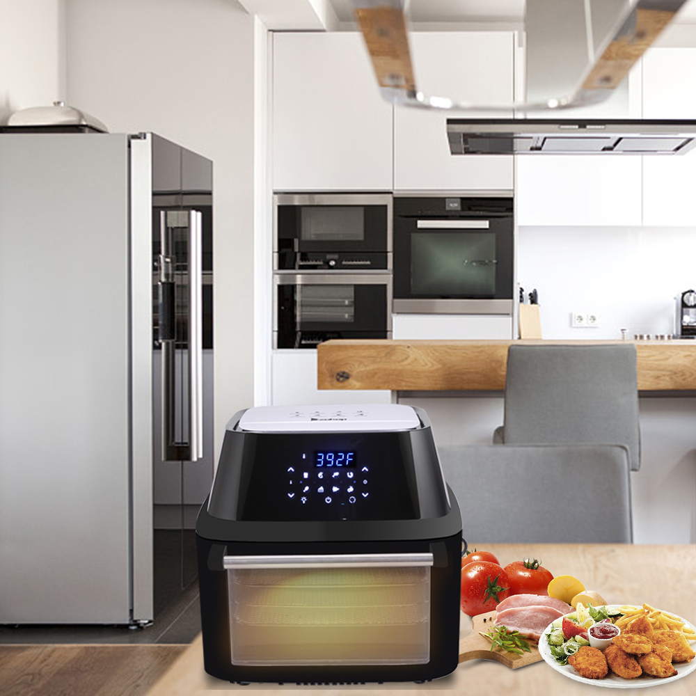 ZOKOP 16.9Qt/16L Air Fryer 1800W Black