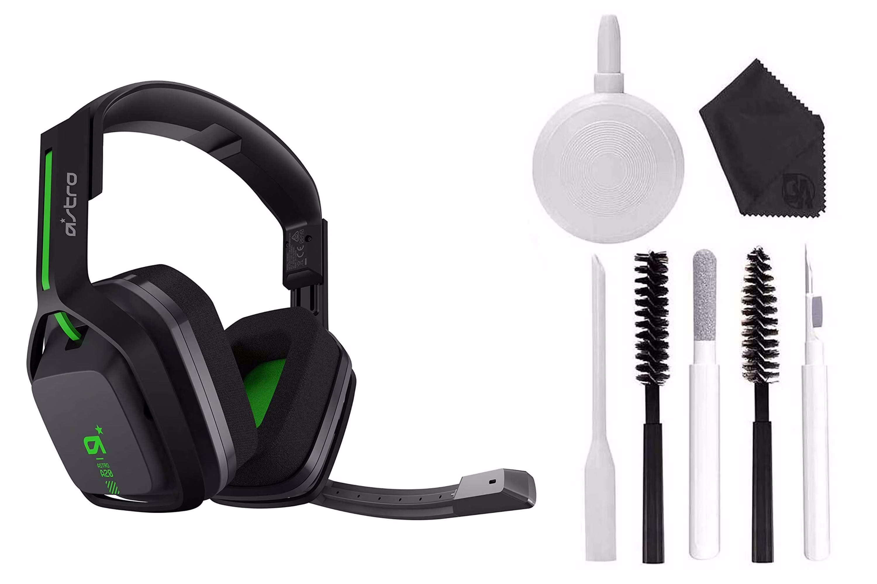 Pre-Owned ASTRO Gaming A20 Wireless Headset for Xbox One, PC & Mac Black/Green (Refurbished: Like New)