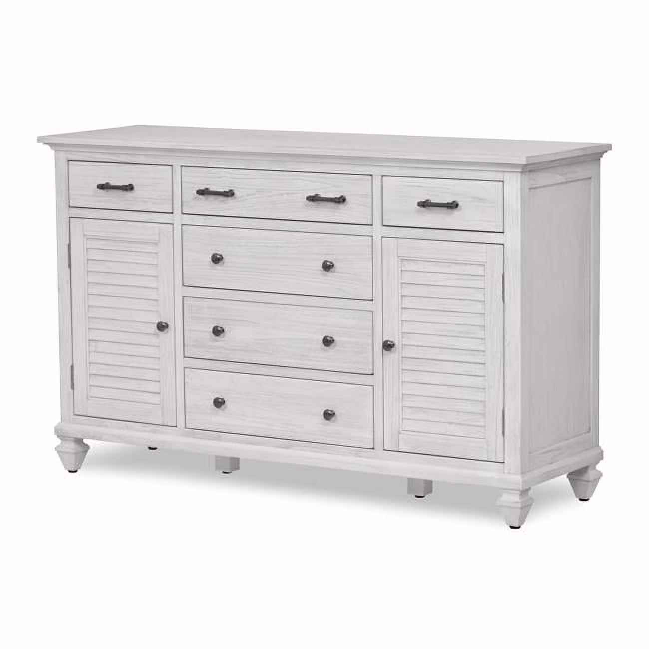 Sea Wind Florida Surfside Wood Dresser with 6 Drawers in White