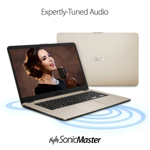 ASUS Laptop 15.6, AMD Quad-Core R5-2500U, 8GB DDR4 RAM, 256GB SSD, Windows 10, F505ZA-DH51