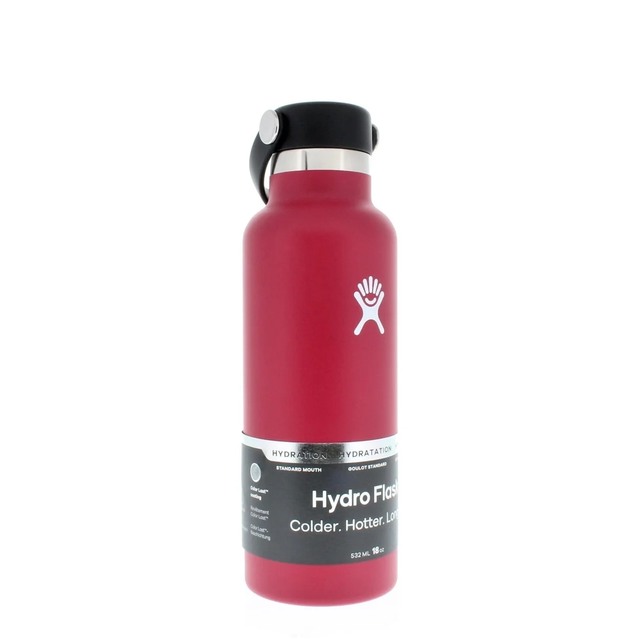Hydro Flask Standard Mouth Water Bottle with Flex Cap Snapper 18oz/532ml