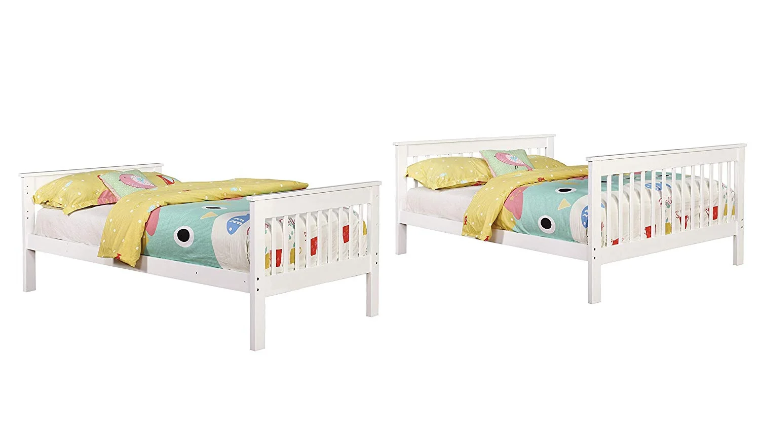 Coaster Chapman Twin over Full Bunk Bed, White
