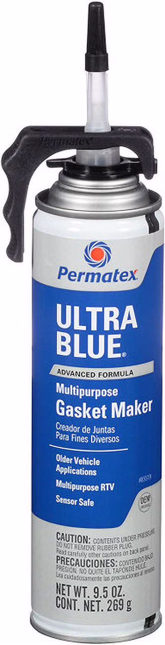 1PK Permatex 85519 Sensor-Safe Ultra Blue RTV Silicone Gasket Maker, 9.5 oz.