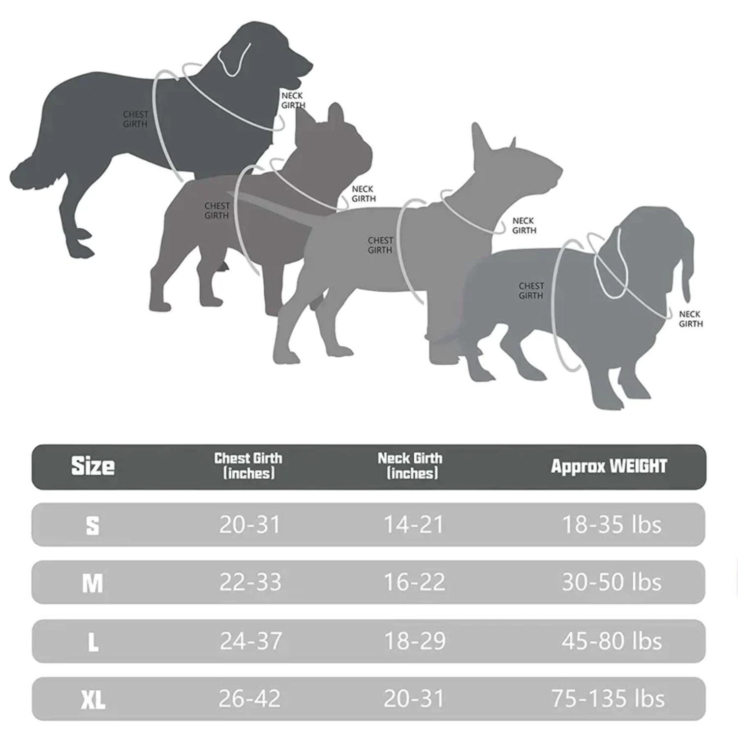 Auroth Tactical Dog Harness Adjustable Metal Buckles Dog Vest with Handle, No Pulling Front Leash Clip - Gray