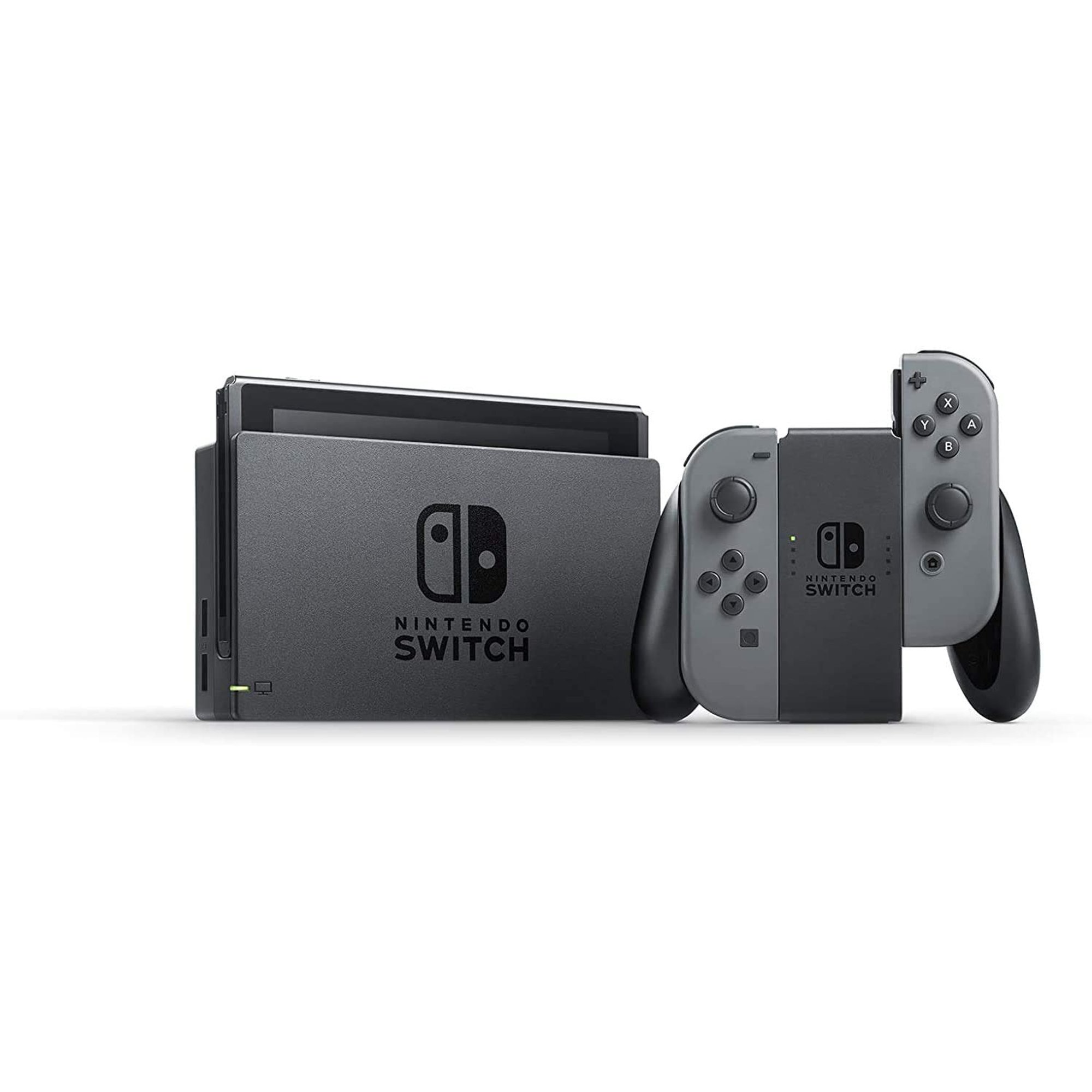 Nintendo Switch Bundle: Nintendo Switch 32GB Console with Gray Joy-Con with Mazepoly Accessories