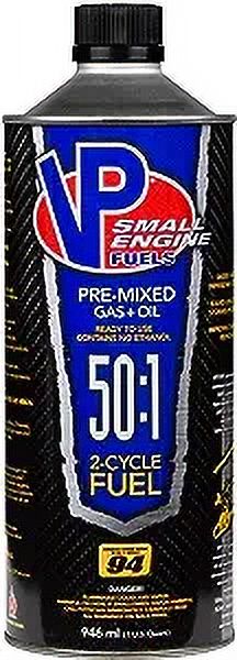 VP Racing Fuels 6235, Ready to Use, 50:1 Premixed 2-Cycle Small Engine Fuel (SEF) - Quart (8 Pack)