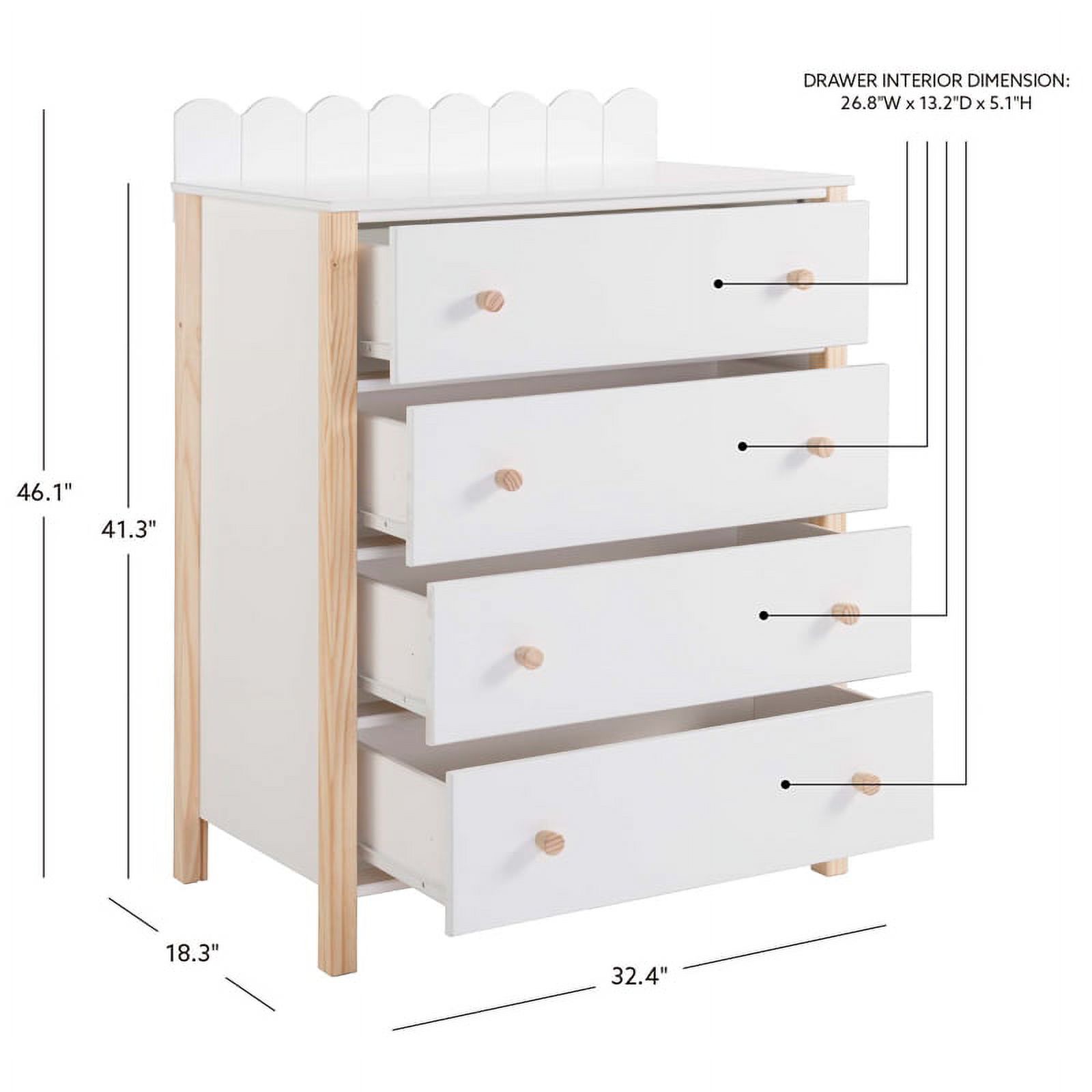 Home Square 3-Piece Set with Bookcase & 4 Drawer Chest & Twin House Bed