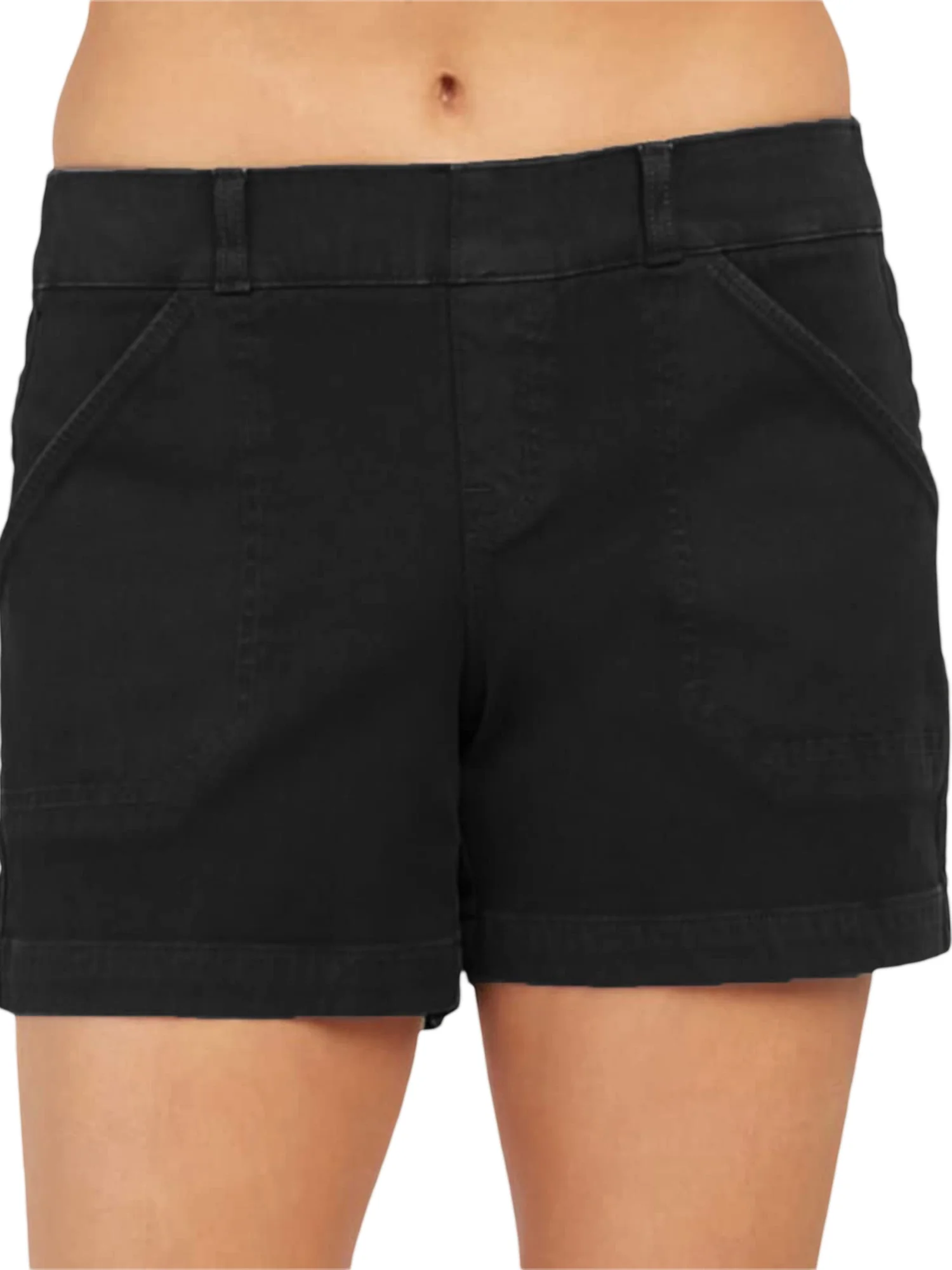 Women's Stretch Twill Shorts Regular Fit Hiking Shorts with Pockets Summer Casual Athletic Shorts Chino Bermuda Short