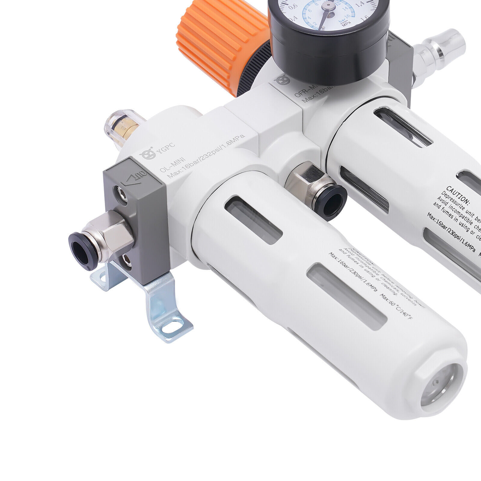 Tire Changer Air Pressor Oil Water Regulator Separator, Tire Changer Machine Parts Air Pressor Oil Water Regulator Separator Trap Filter