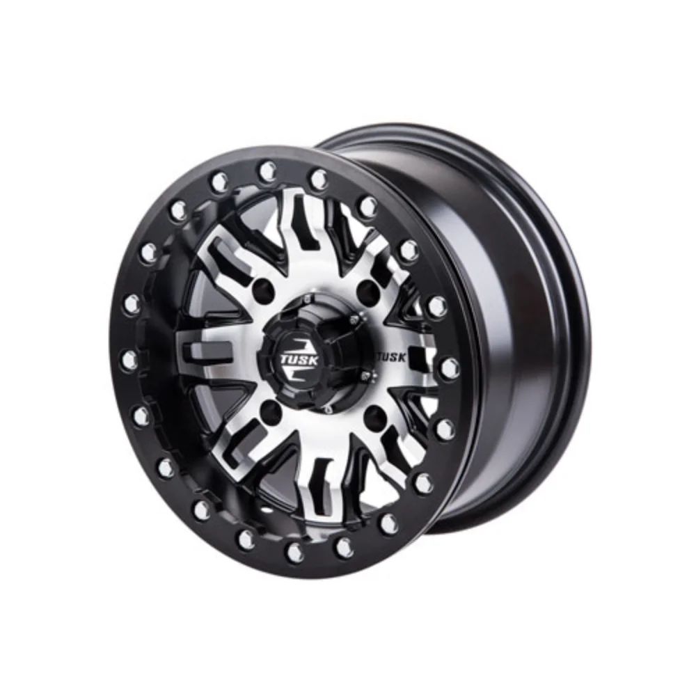 4/156 Teton Beadlock Wheel 15x7 5.0 + 2.0 Machined/Black for Tracker XTR 1000 2020