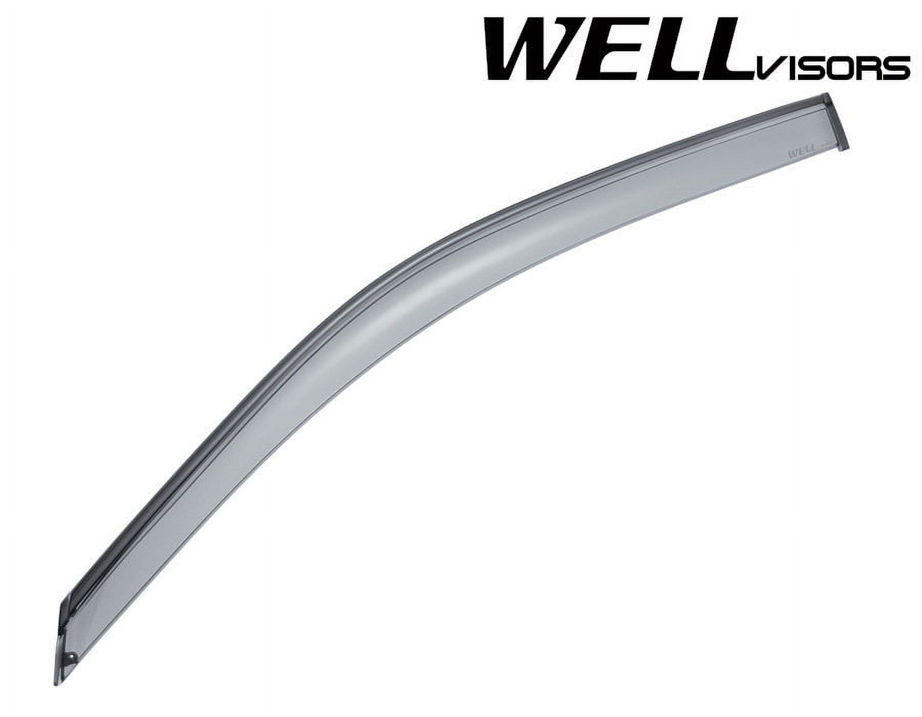 Wellvisors Side Window Visors Deflectors Rain Guards With Black Trim for 2007-2018 BMW X5 E70 F15 3-847BM009