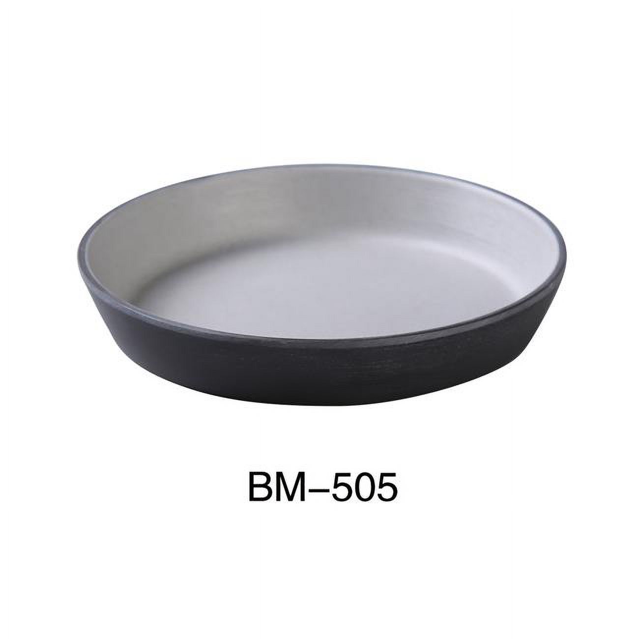 Yanco BM-505 5.5 x 1 in. Birmingham Scratch Melamine Resistant Dish - 8 oz - Pack of 48