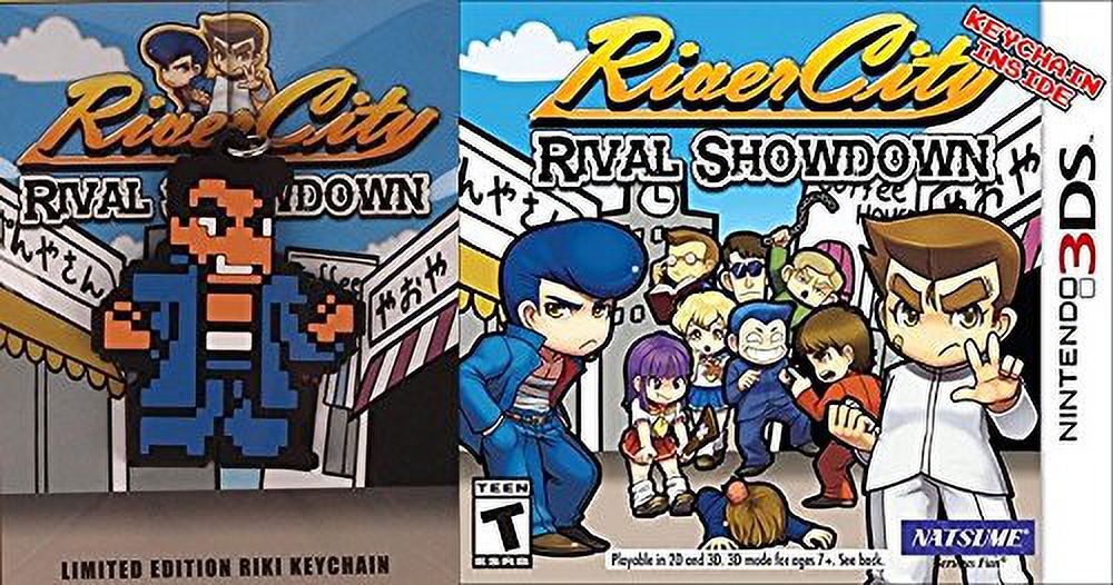 River City: Rival Showdown (Limited Riki Keychain Edition) - Nintendo 3DS - Exclusive Limited Edition River City: Rival Showdown with Riki Keychain - Nintendo 3DS