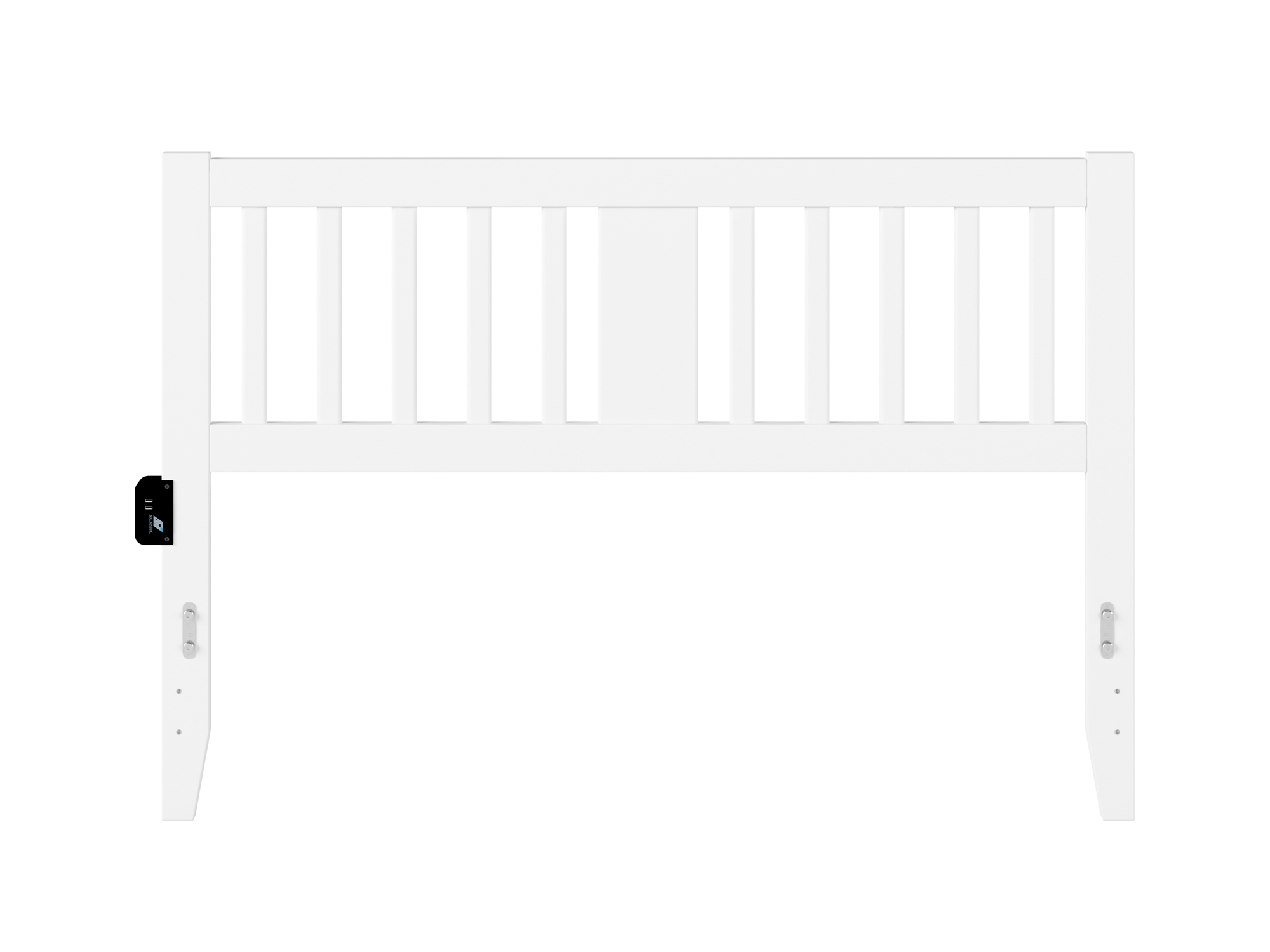 Tahoe Classic Wood Eco-Friendly Metal Headboard, Queen, White