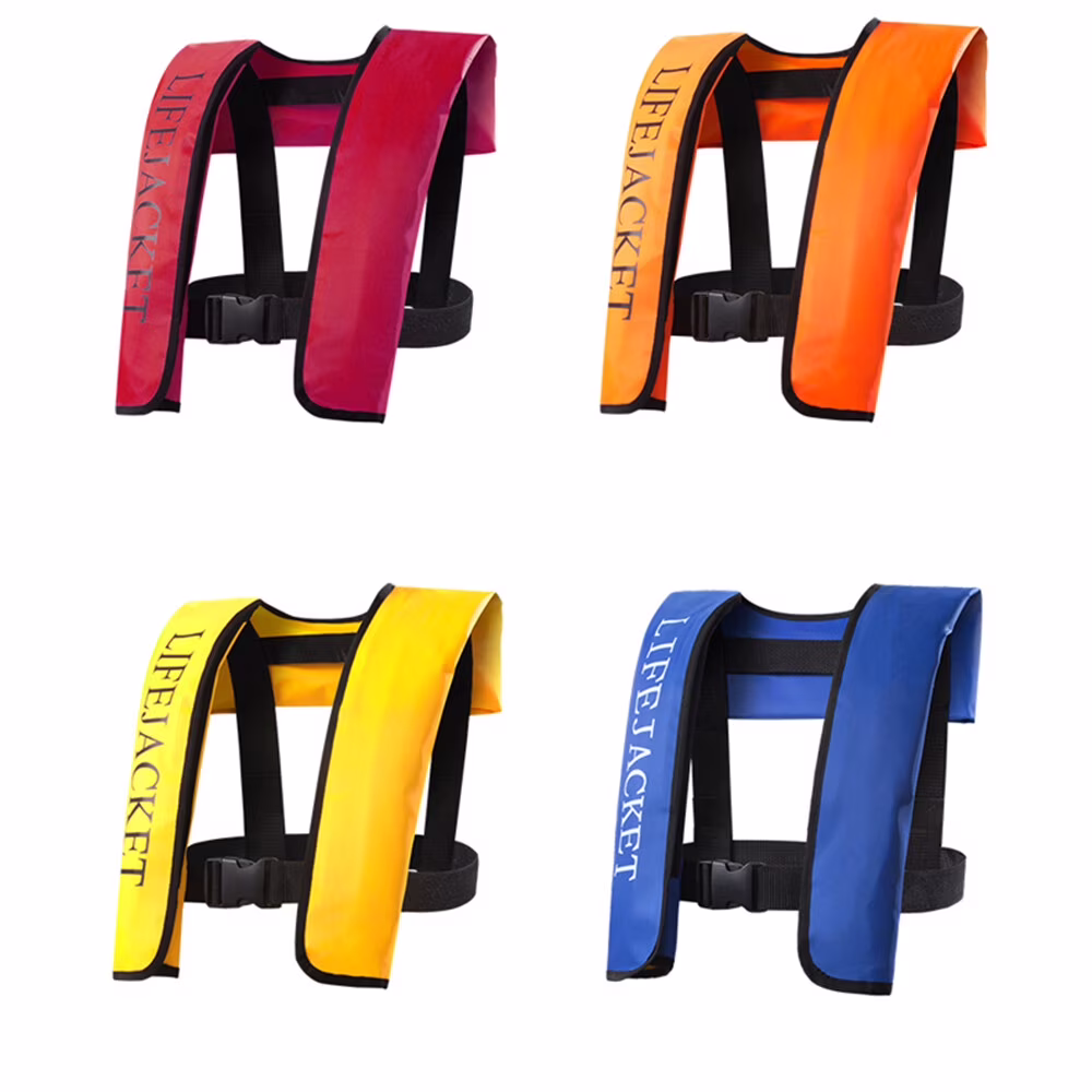 Manual Inflatable Life Jacket Adult Life Vest Water Sports Swiming Fishing Survival Jacket