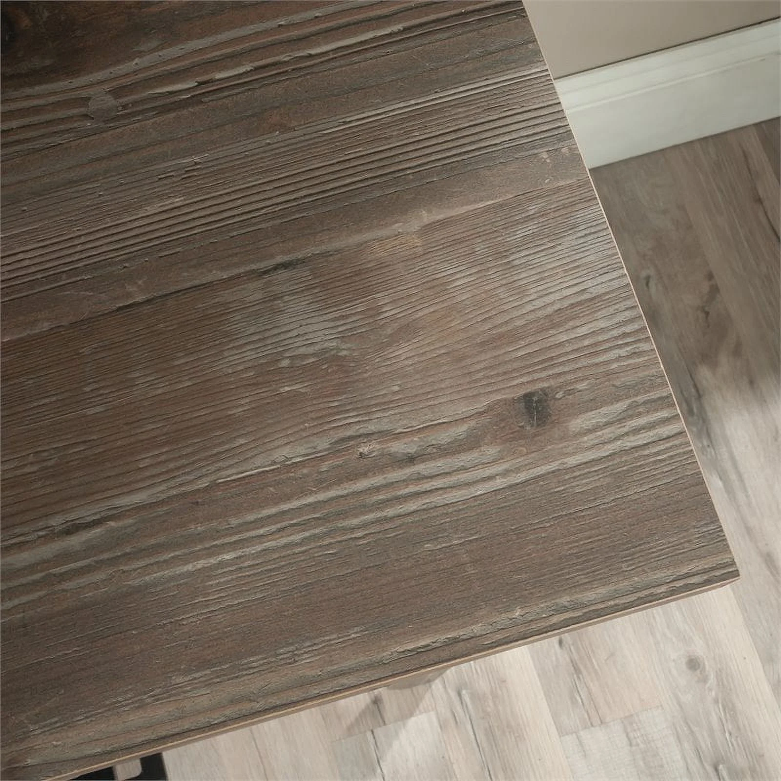 Pemberly Row Engineered Wood 6-Drawer Bedroom Dresser in Pebble Pine