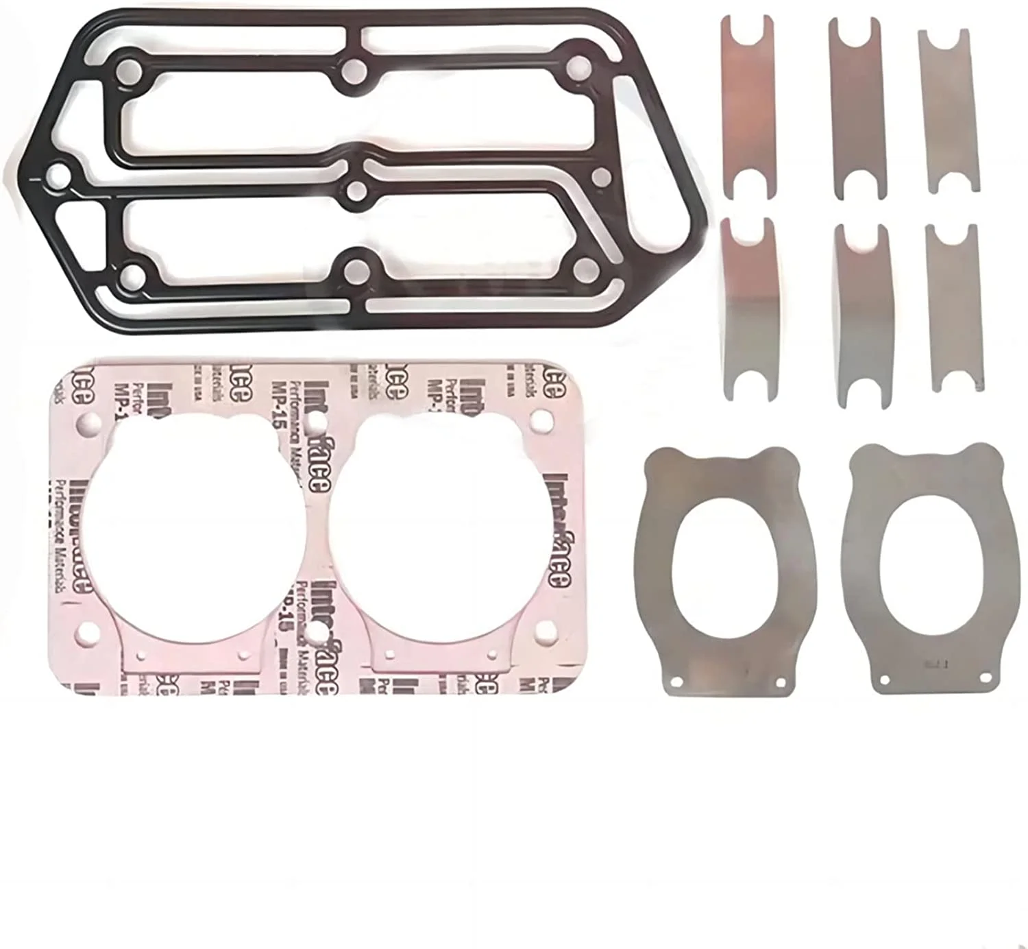 Seapple New Air Compressor Repair Kit 5257000 5257001 Compatible with Cummins ISLe Diesel Engine Silvery