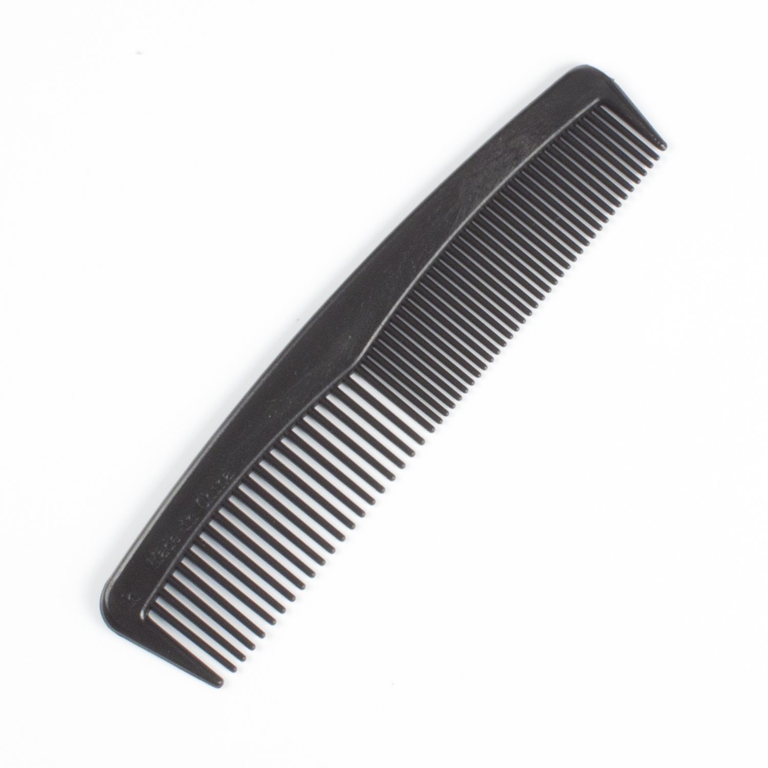 Fine Toothed Combs - Plastic Hair Comb With Fine & Extra Fine Teeth - Grooming Accessories For Straightening, Styling, Parting & Detangling - 9-Inch, 12 Combs Per Bag, 20 Bags Black