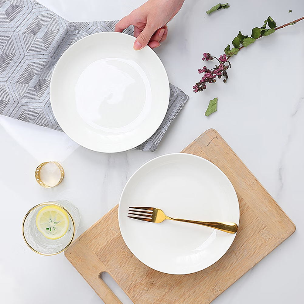 sheungtong Plates, Simply White 10.5