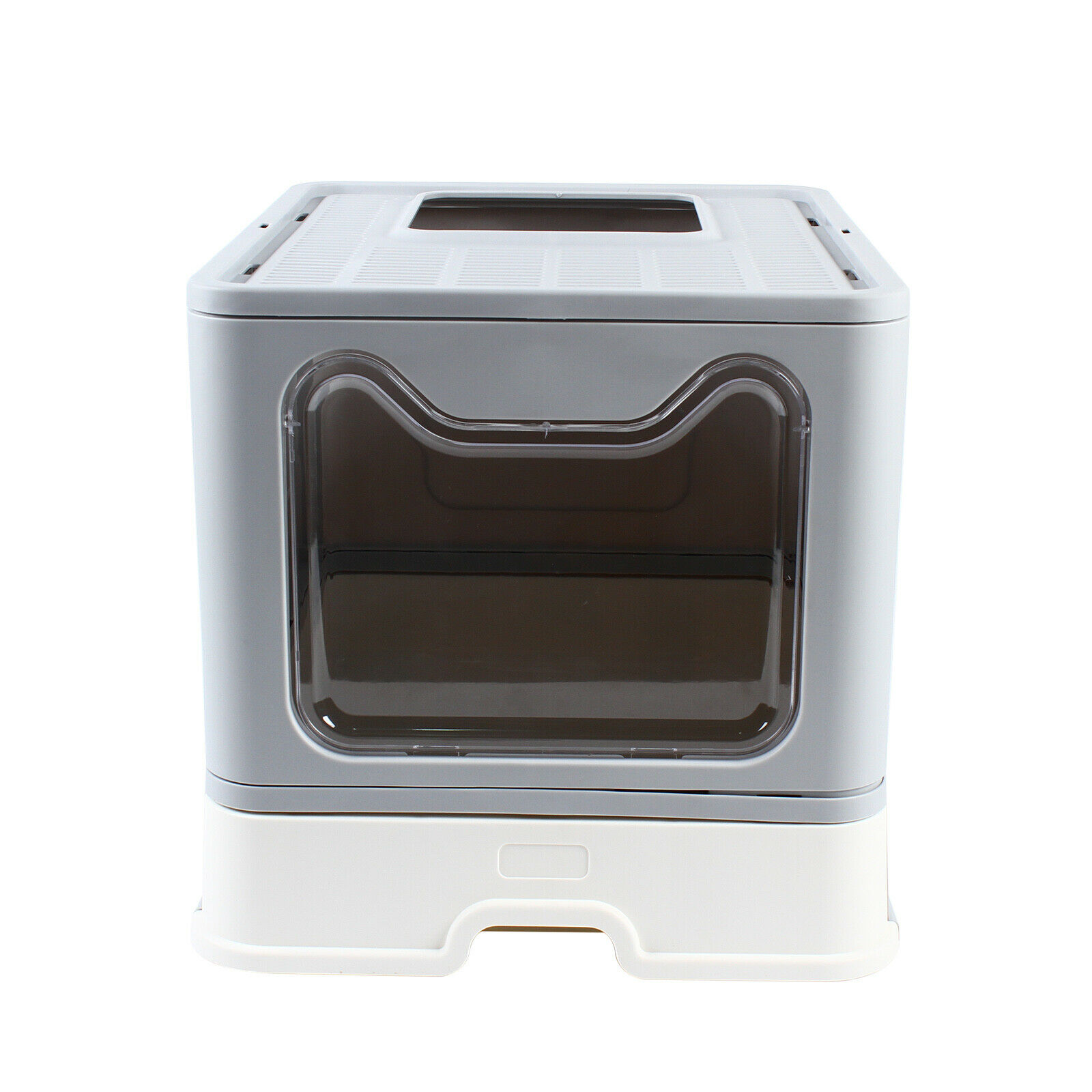 MIDUO Cat Litter Box Drawer Structure Pet Toilet Litter Tray +Cat Sand Shovel