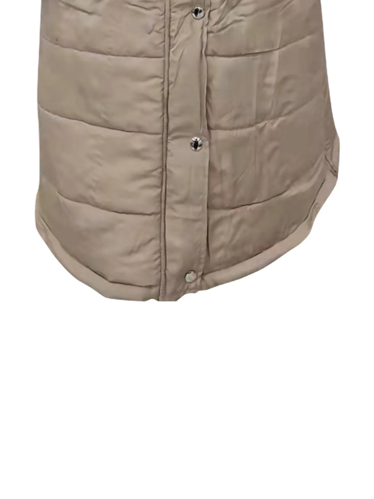 Women's Long Cotton Vest Coat ,Casual Slim Warm Hooded Vest Jacket Lightweight Outerwear